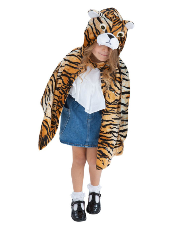 Picture of Deluxe Tiger Cape, Kids SMALL TO MEDIUM CHILD