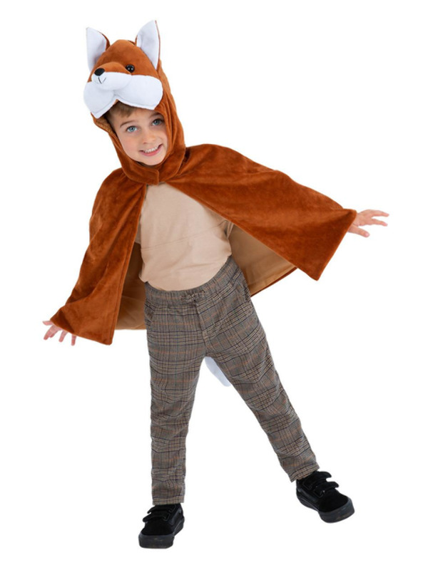 Picture of Deluxe Fox Plush Cape, Kids SMALL TO MEDIUM CHILD