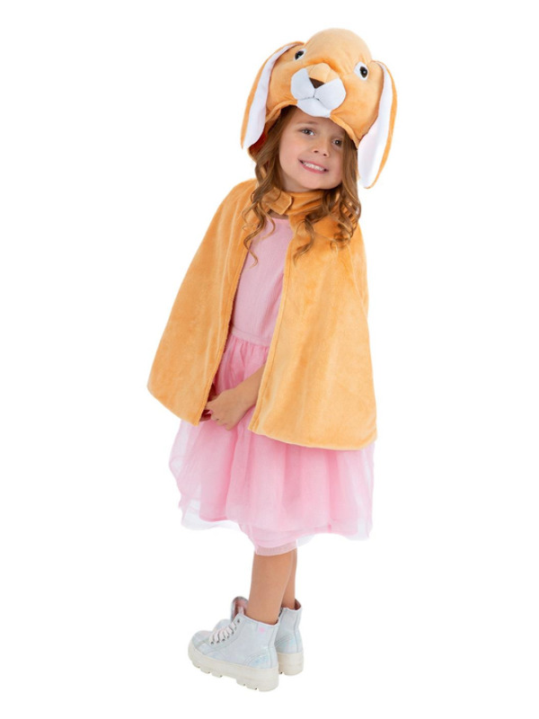 Picture of Deluxe Bunny Plush Cape, Kids SMALL TO MEDIUM CHILD