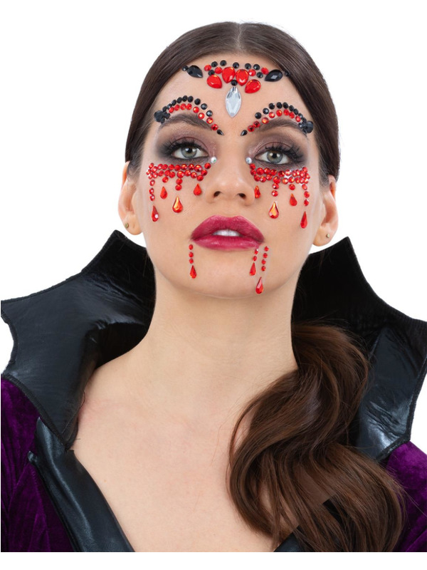 Picture of Smiffys Make-Up FX, Vampiress Face Jewels 