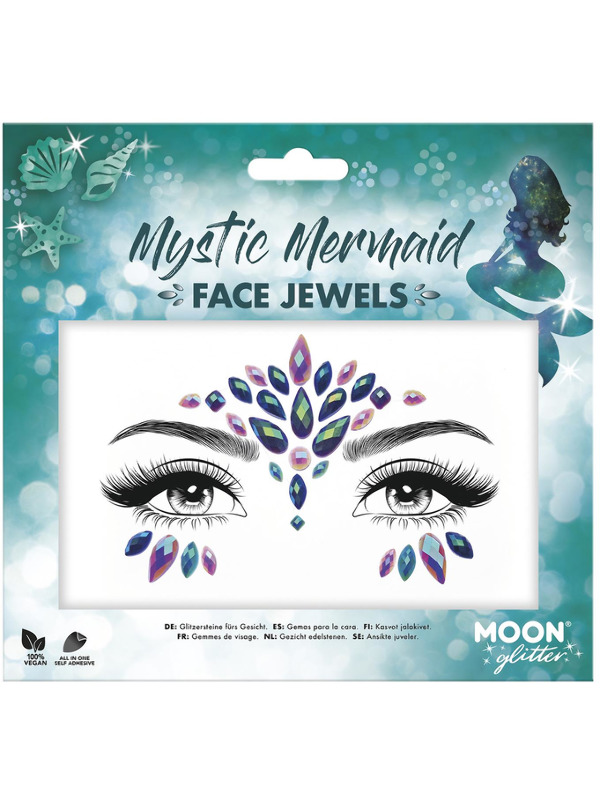 Picture of Moon Glitter Face Jewels, Mystic Mermaid 