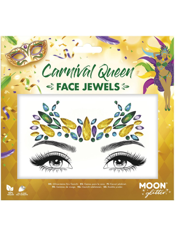 Picture of Moon Glitter Face Jewels, Carnival Queen 