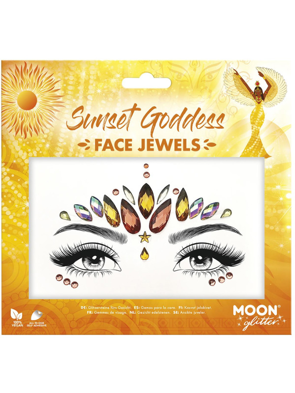 Picture of Moon Glitter Face Jewels, Sunset Goddess 