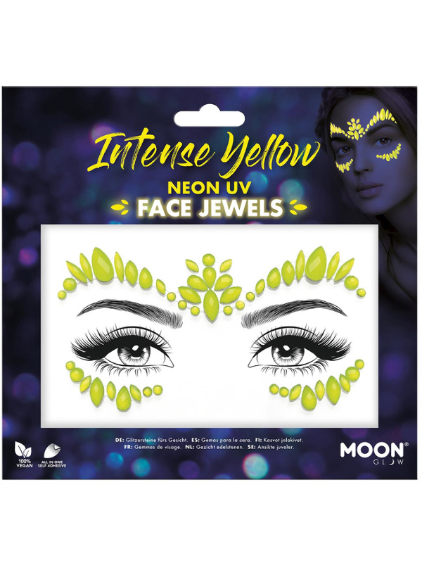 Picture of Moon Glow Face Jewels, Intense Yellow 
