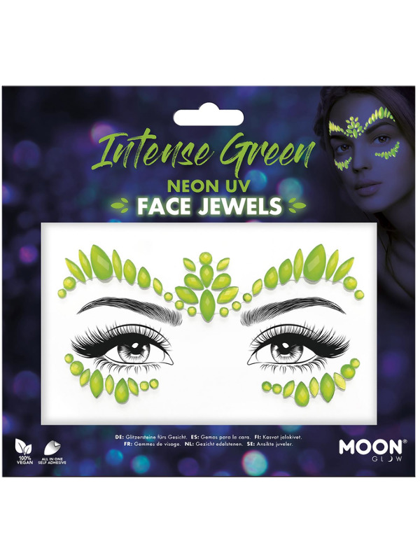 Picture of Moon Glow Face Jewels, Intense Green 