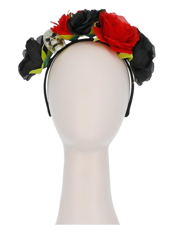 Picture of Skull Roses Headband 