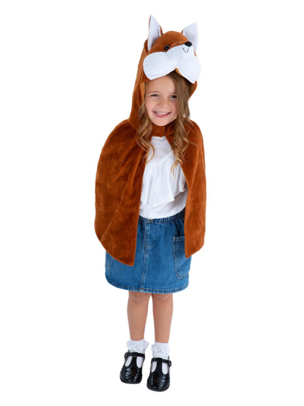 Picture of Deluxe Fox Plush Cape, Kids SMALL TO MEDIUM CHILD