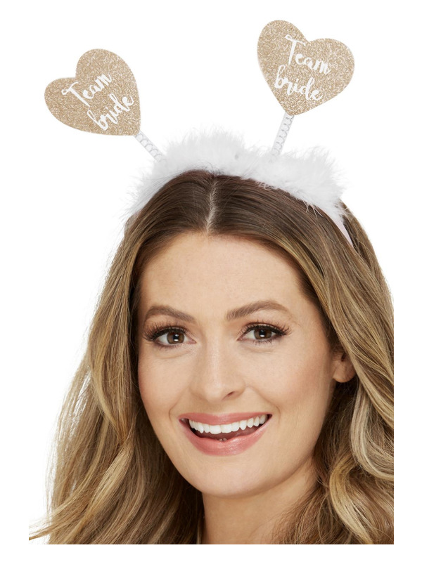 Picture of Team Bride Heart Boppers, White 