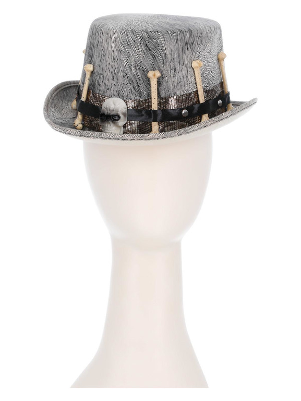 Picture of Kids Grey Voodoo Distressed Top Hat 