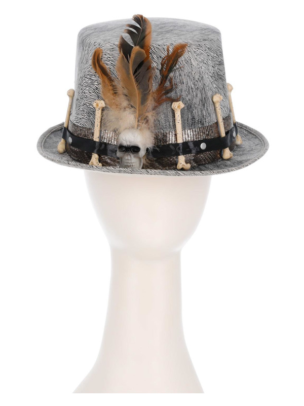 Picture of Voodoo Distressed Grey Top Hat 