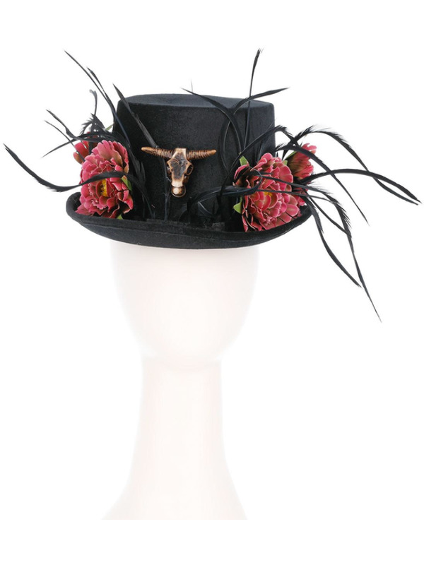 Picture of Floral Horn Top Hat 