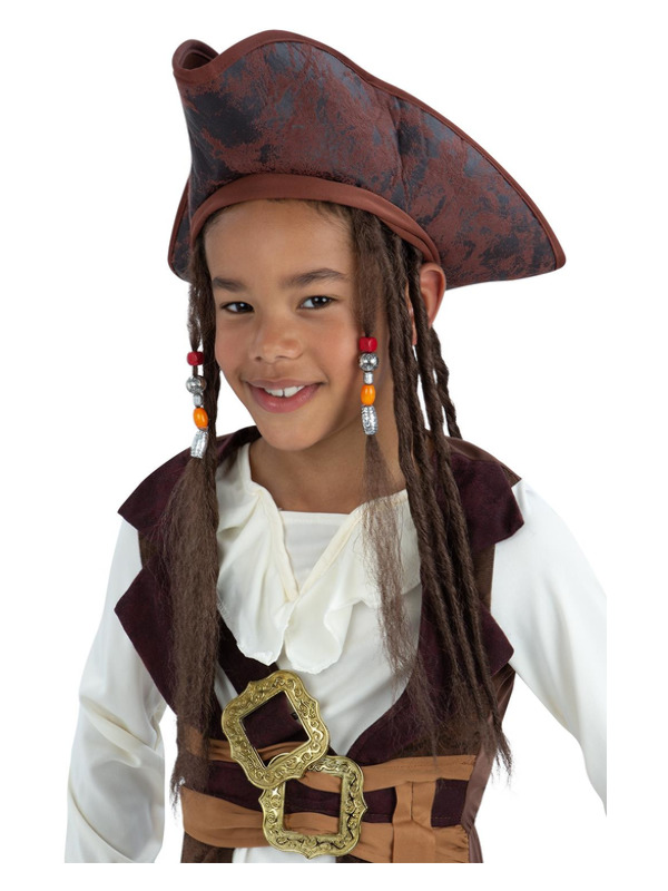 Picture of Pirate Hat, with Dreadlocks 