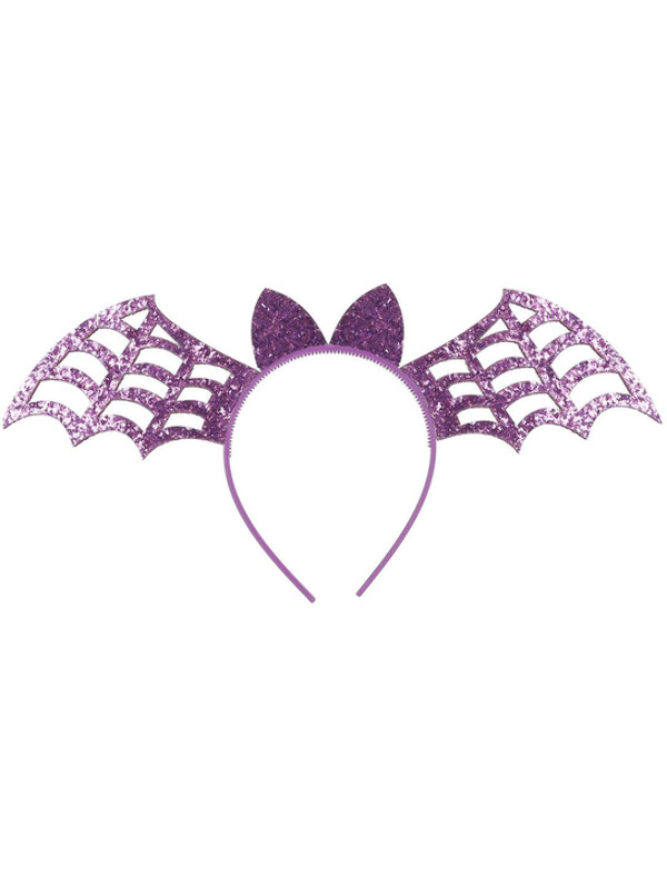 Picture of Bat Headband, Purple Glitter 