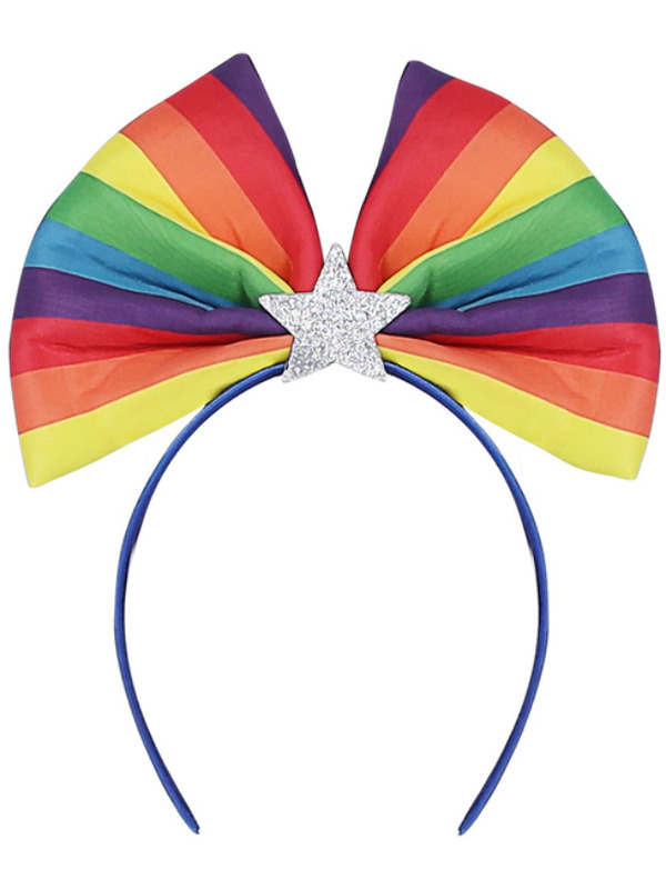 Picture of Rainbow Flag Bow Headband 