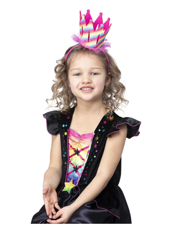 Picture of Rainbow Glitter Crown Headband 