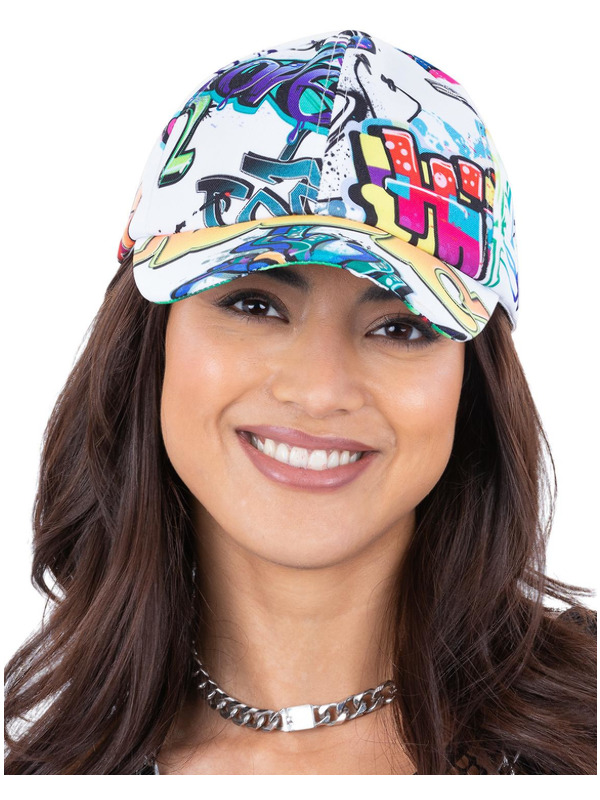 Picture of 90s Graffiti Peaked Cap 