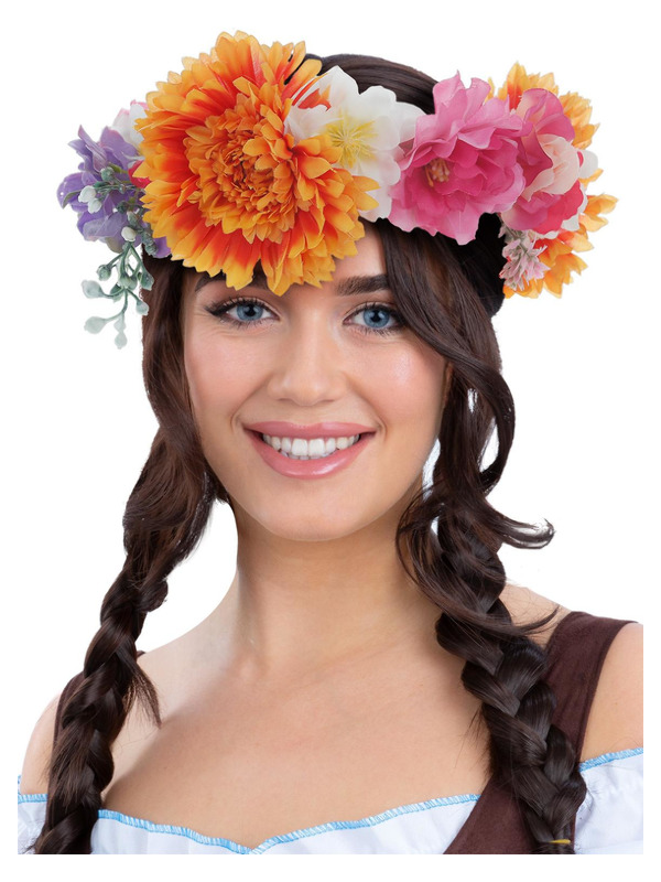 Picture of Deluxe Mid Summer Bavarian Maiden Flower Crown 
