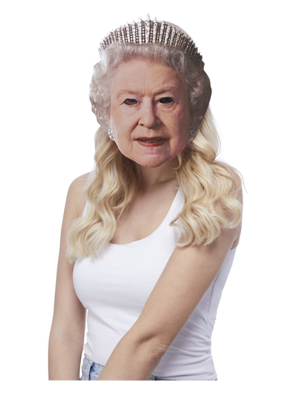 Picture of The Queen Printed Card Mask 