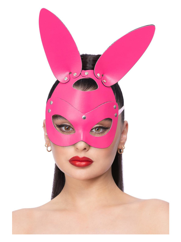 Picture of Fever Pink Mock Leather Rabbit Mask 