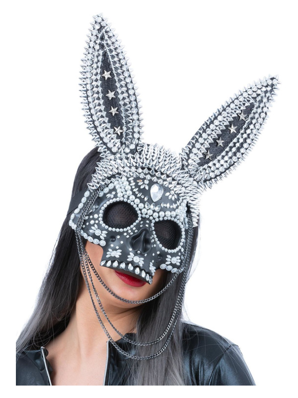 Picture of Fever Jewelled Skeleton Bunny Mask 