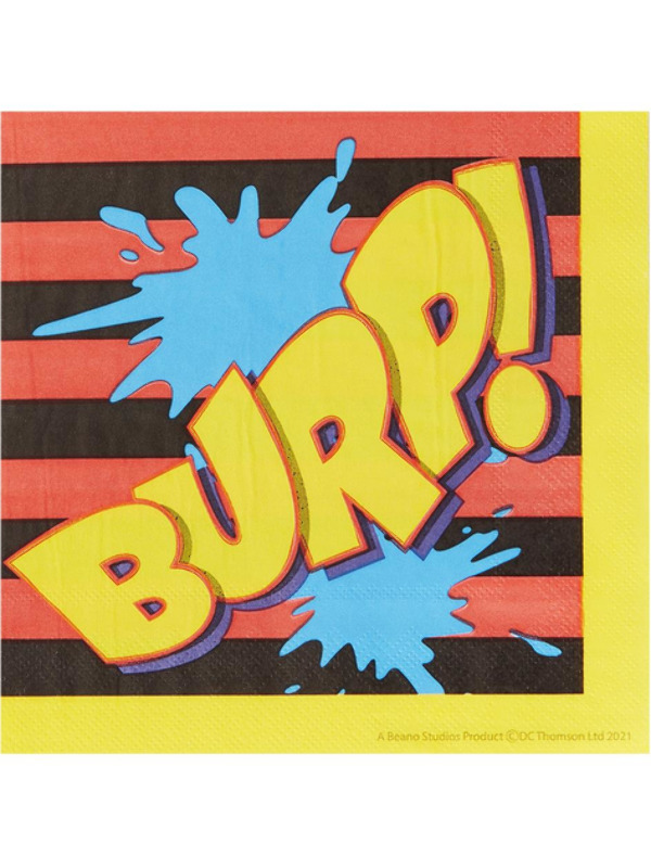 Picture of Beano Tableware Party Napkins x16 