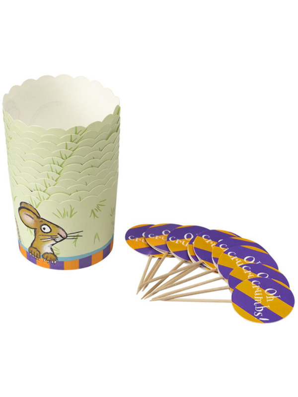 Picture of The Gruffalo Tableware Party Cake Cases & Toppers 