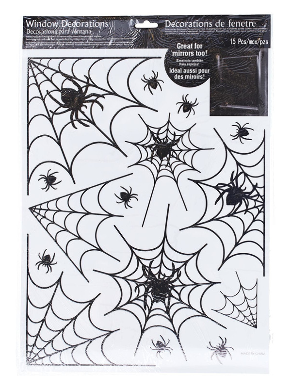 Picture of Spider Window Stickers, 1 Sheet 