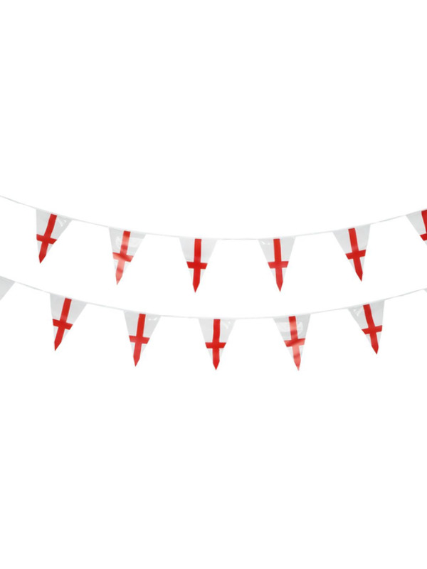 Picture of England Flag Triangle Bunting, Plastic 