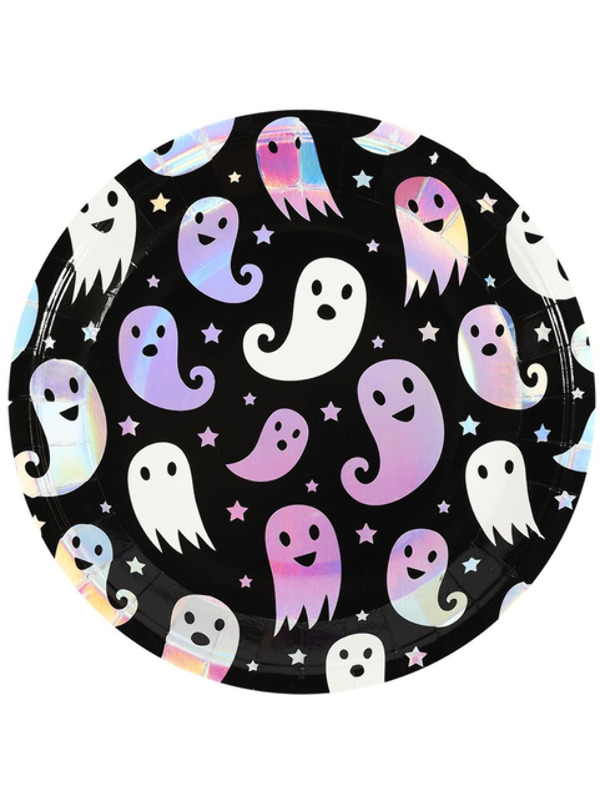 Picture of Ghost Tableware, Party Print Plates x8 