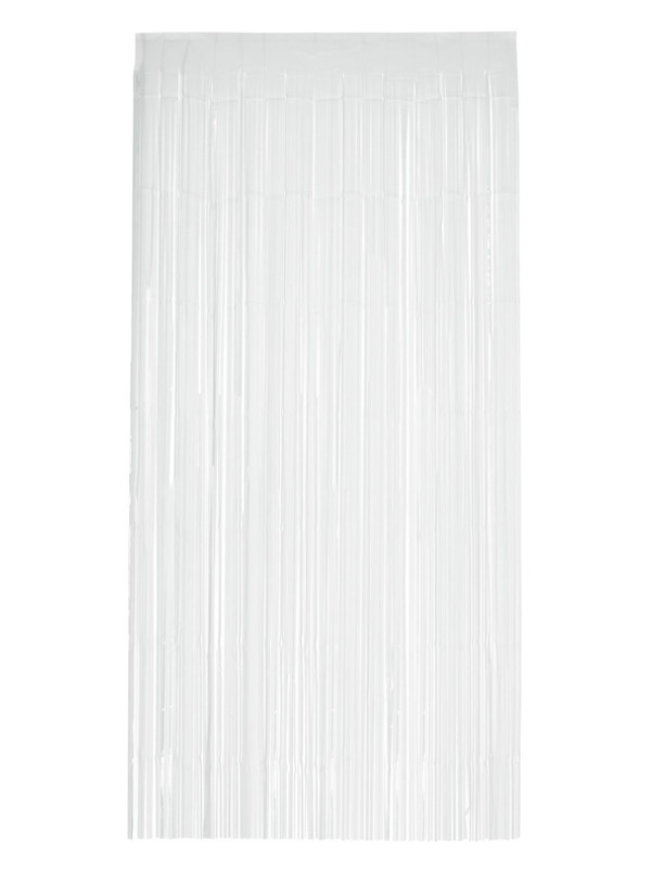 Picture of Matt Fringe Curtain Backdrop, White 