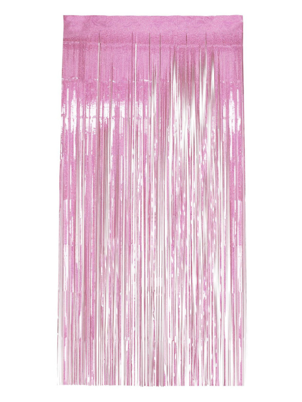 Picture of Holographic Foil Curtain Backdrop, Pink 
