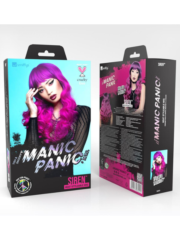 Picture of Manic Panic® Fuchsia Passion™ Siren™ Wig 