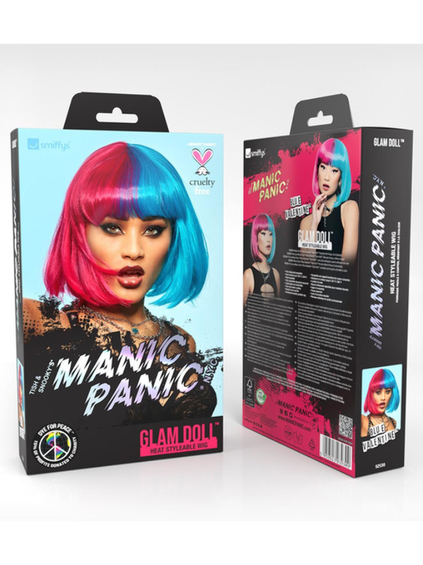 Picture of Manic Panic® Blue Valentine™ Glam Doll™ Wig 