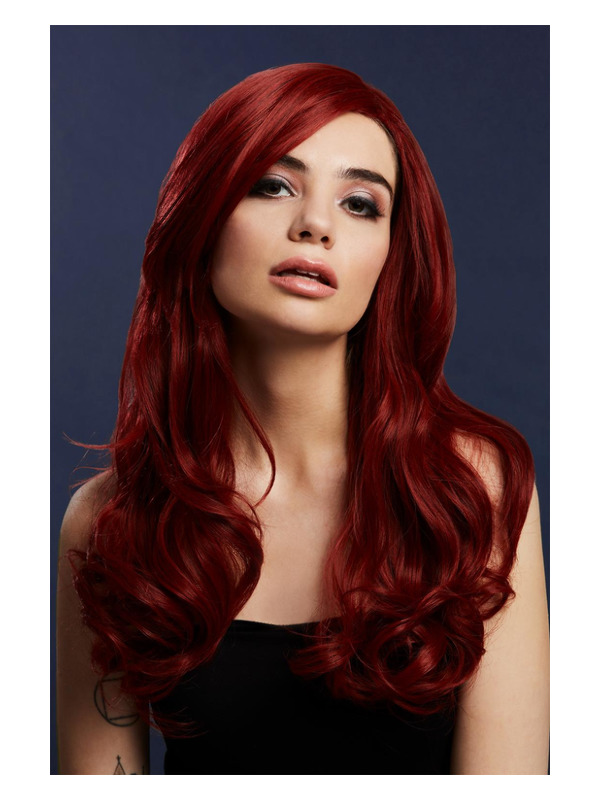 Picture of Fever Khloe Wig, True Blend, Ruby Red 