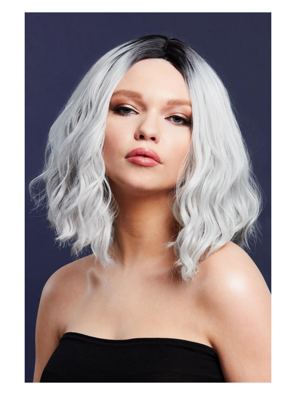 Picture of Fever Cara Wig, Two Toned Blend, Ice Silver 