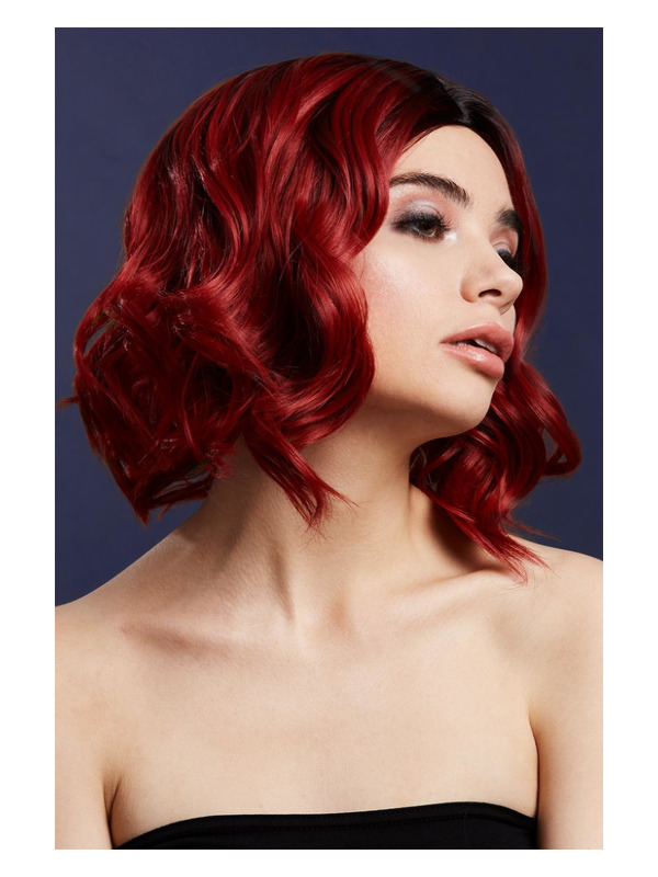 Picture of Fever Kourtney Wig, Two Toned Blend, Ruby Red 