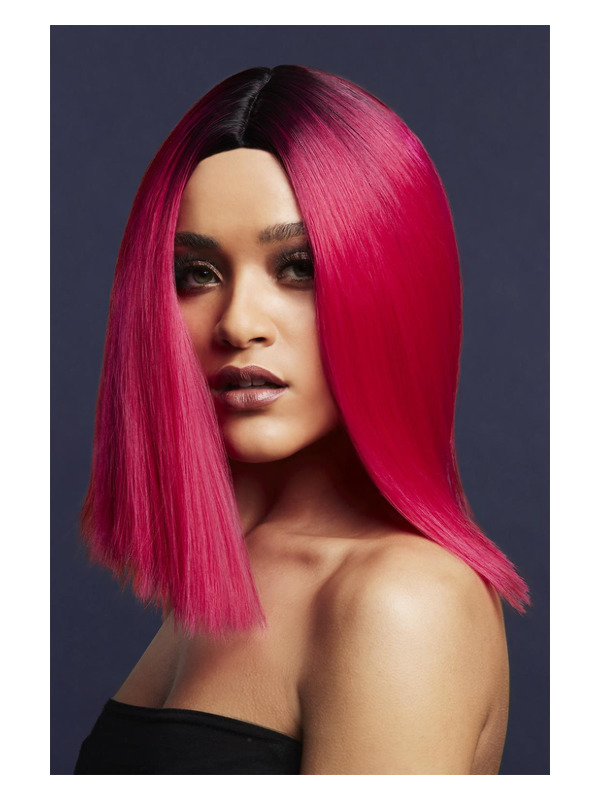 Picture of Fever Kylie Wig, Two Toned Blend, Magenta Pink 