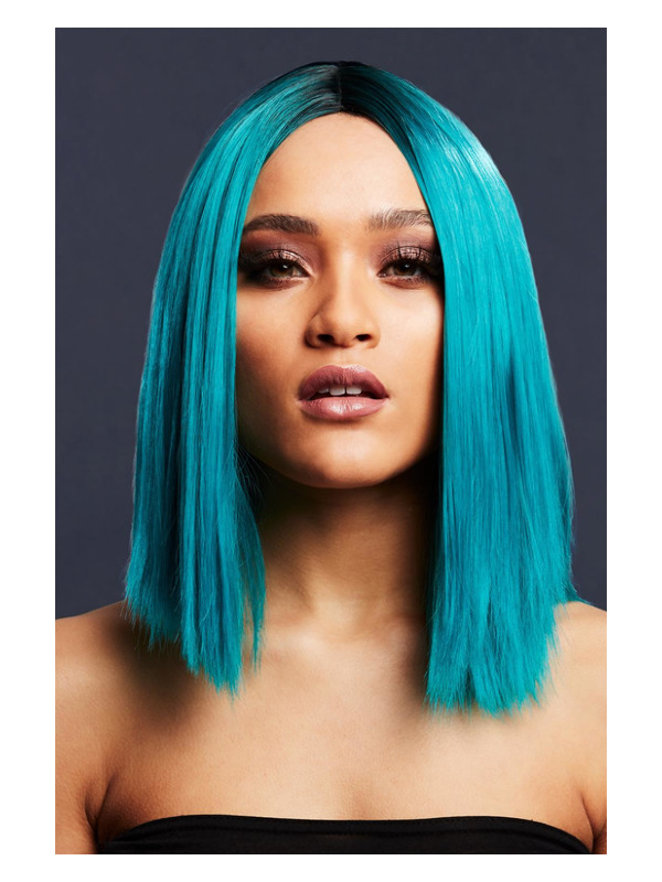 Picture of Fever Kylie Wig, Two Toned Blend, Teal 