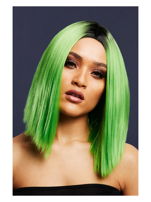 Picture of Fever Kylie Wig, Two Toned Blend, Lime Green 