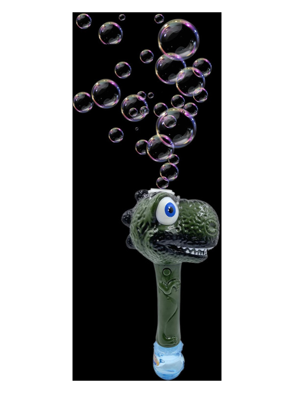 Picture of LED Light Up Dinosaur Bubble Wand 