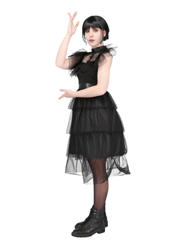 Picture of Adult Gothic Prom Costume Bust37-38.5",Waist29-30.5",Hip39.5-41",Leg33.75"