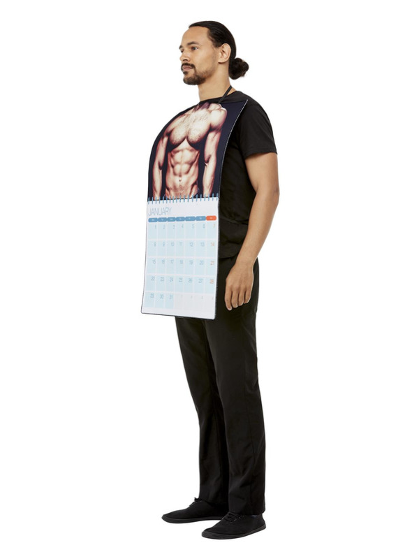 Picture of Sexy Calendar Costume, Multicoloured 