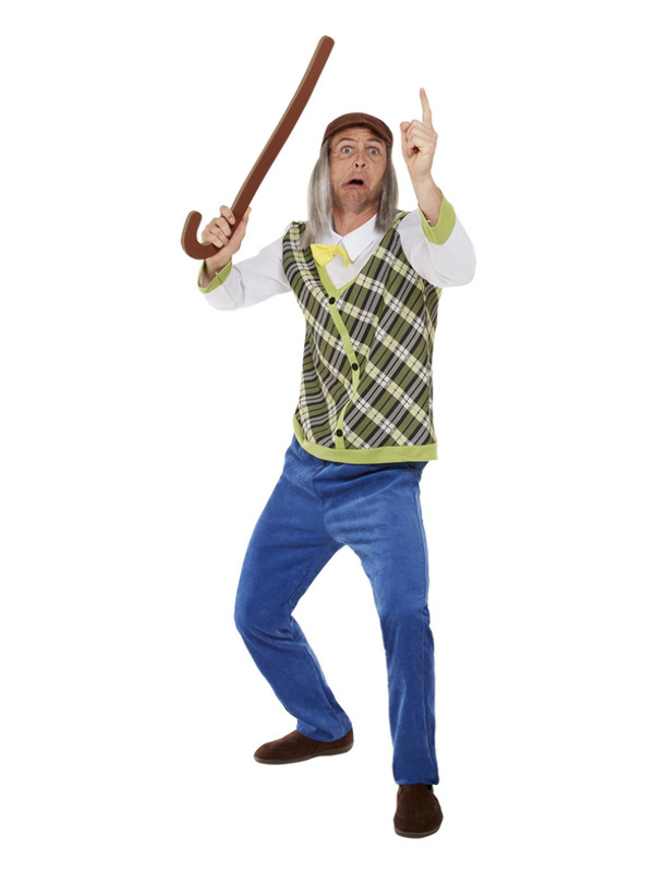 Picture of Old Man Costume, Green Chest46-48",Waist40-42",Leg33.25"
