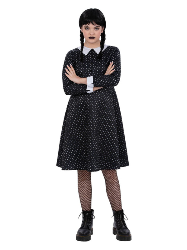 Picture of Kids Gothic School Girl Costume Age 7-9,W23.5-24.5",C27-28.5",H52-57"