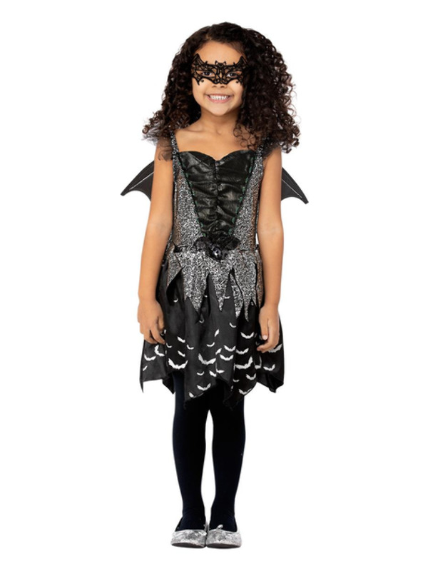 Picture of Dark Bat Fairy Costume Age 4-6,W21.5-22.5",C23-25",H46-51"