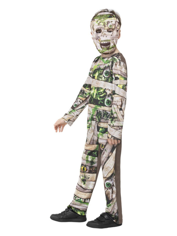 Picture of Zombie Mummy Costume Age 7-9,W23.5-24.5",C27-28.5",H52-57"