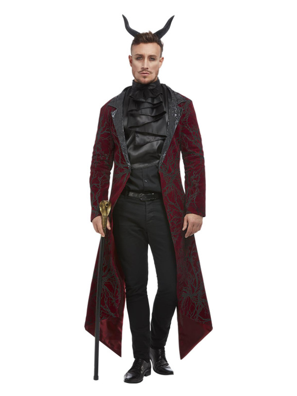 Picture of Deluxe Devil Costume, Red Chest 42"-44",Waist 36"-38",Leg 33"