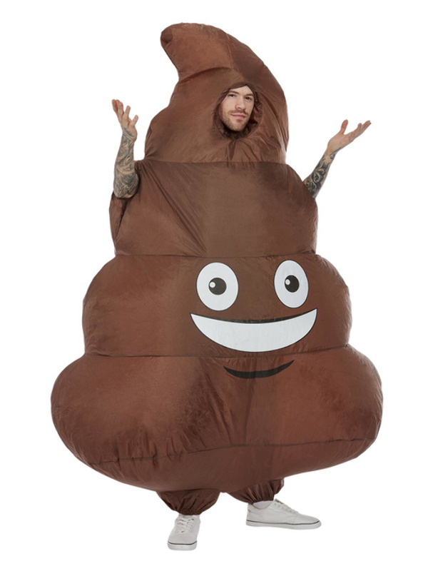 Picture of Inflatable Poop Costume, Brown