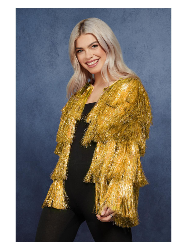 Picture of Fever Tinsel Festival Jacket, Gold Bust up to 38.5" / Waist up to 30.5" / Hip up to 4