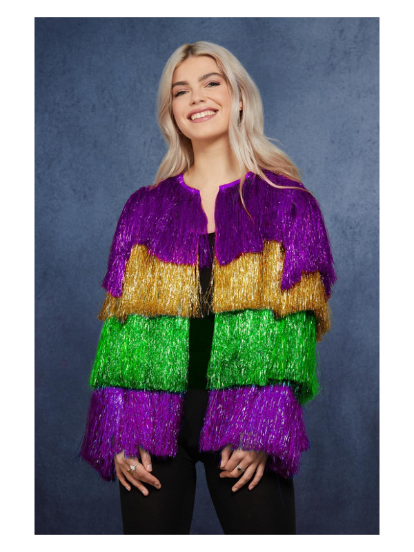 Picture of Fever Tinsel Mardi Gras Jacket Bust up to 38.5" / Waist up to 30.5" / Hip up to 4